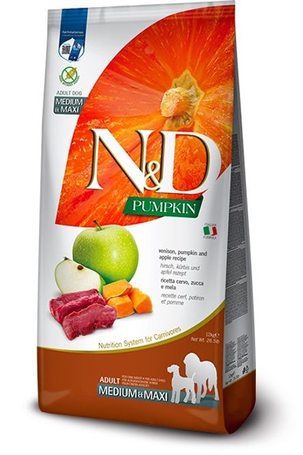 Hovedbilde FARMINA N&D Hundefor Vilt og Eple Adult medium ...