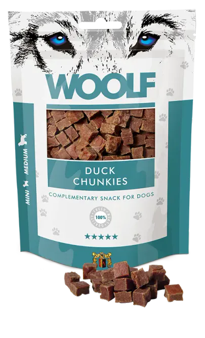 Hovedbilde Woolf Godbiter Duck chunkies 100g