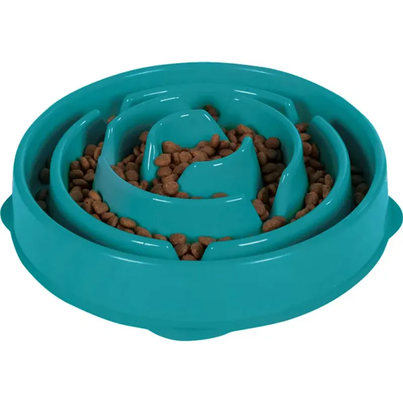 Oh Food Bowl Fun Feeder Slow-bowl Turkis