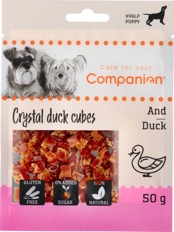 Companion Crystal Cubes Puppy Duck