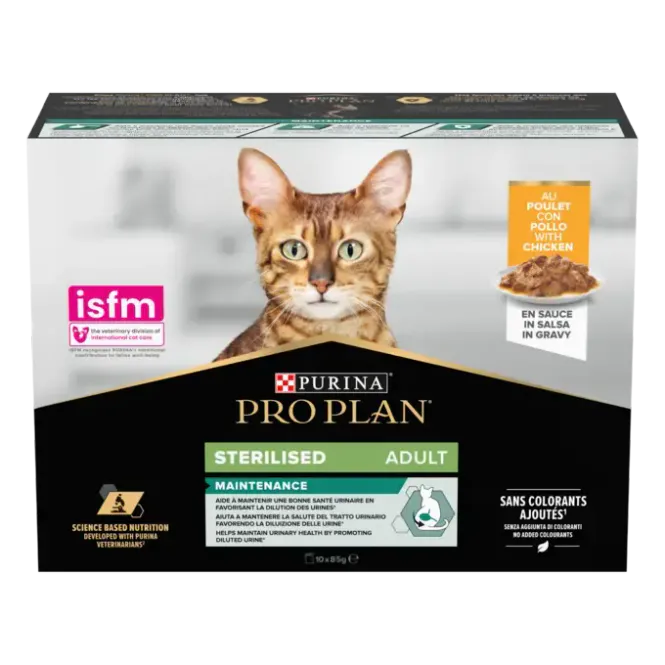 Hovedbilde Pro Plan Cat Sterilised Chicken 10-pack