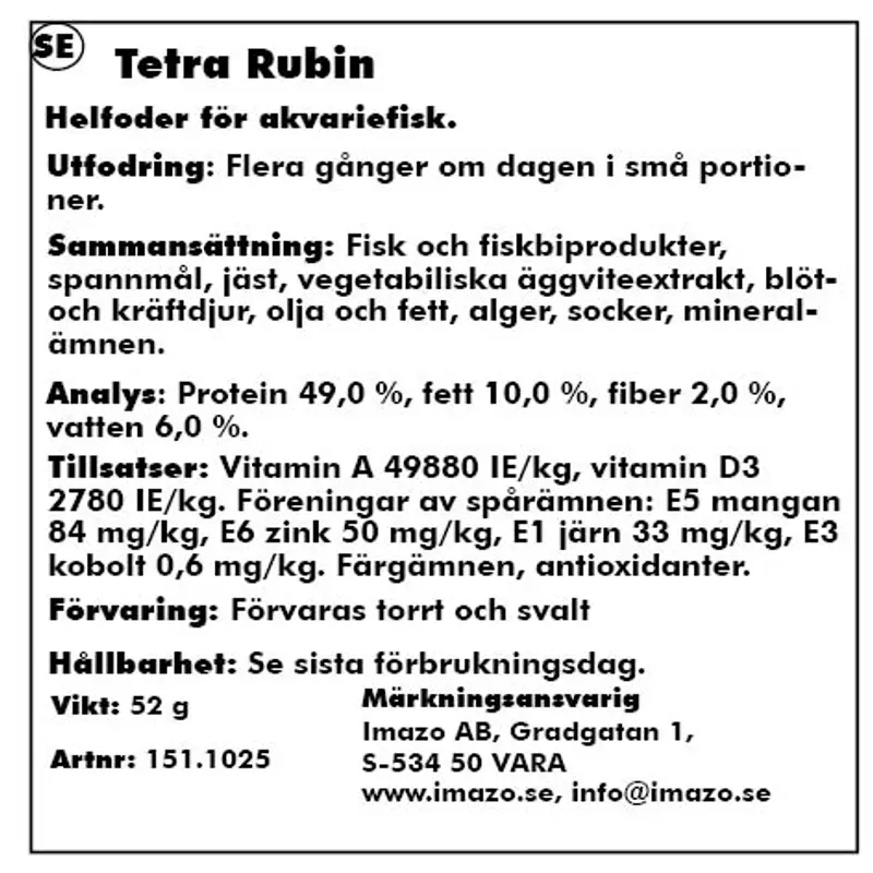 TetraRubin 250 ml