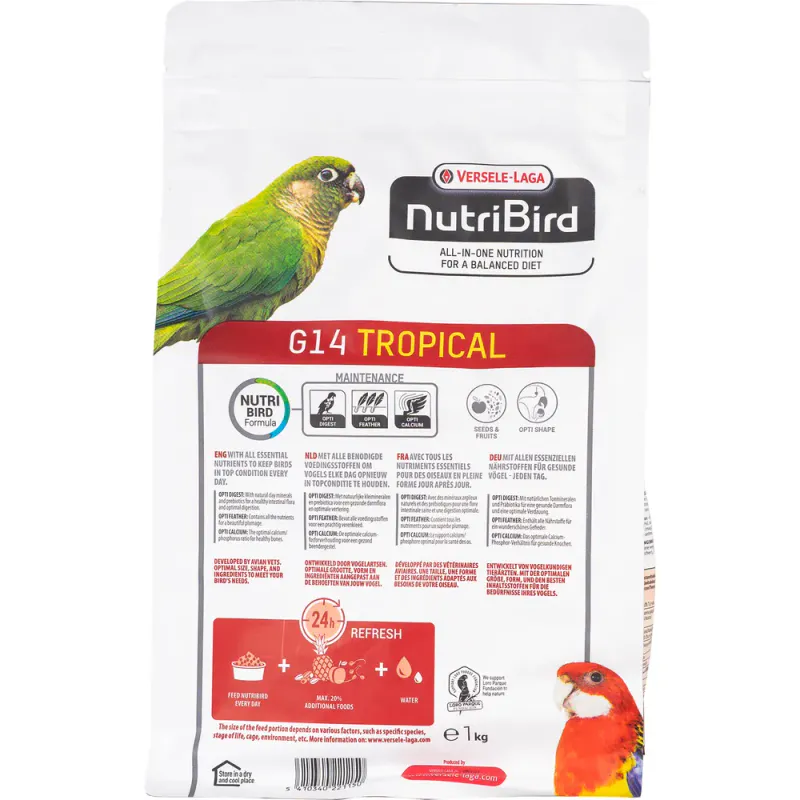 Versele Laga Nutribird G14 1kg tropisk