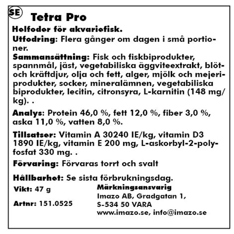 TetraPro Energy Multi-Crisp 250 ml