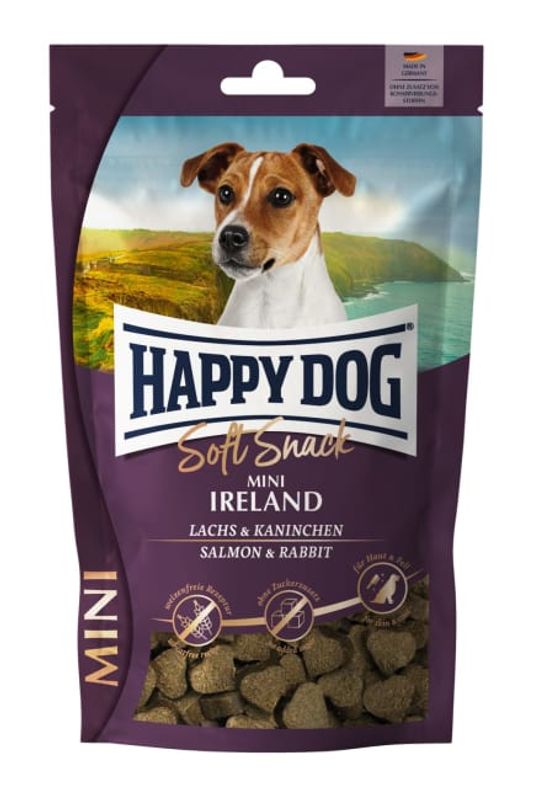 Happy Dog Soft Snack Mini Ireland (Laks & Kanin) 100g