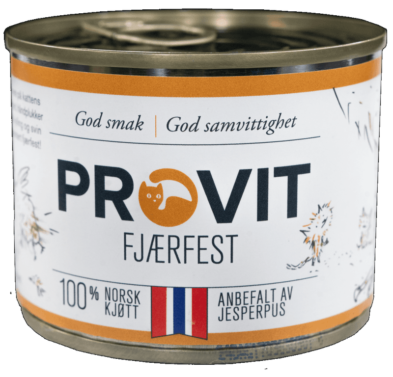 PROVIT Katt Fjærfest 185g