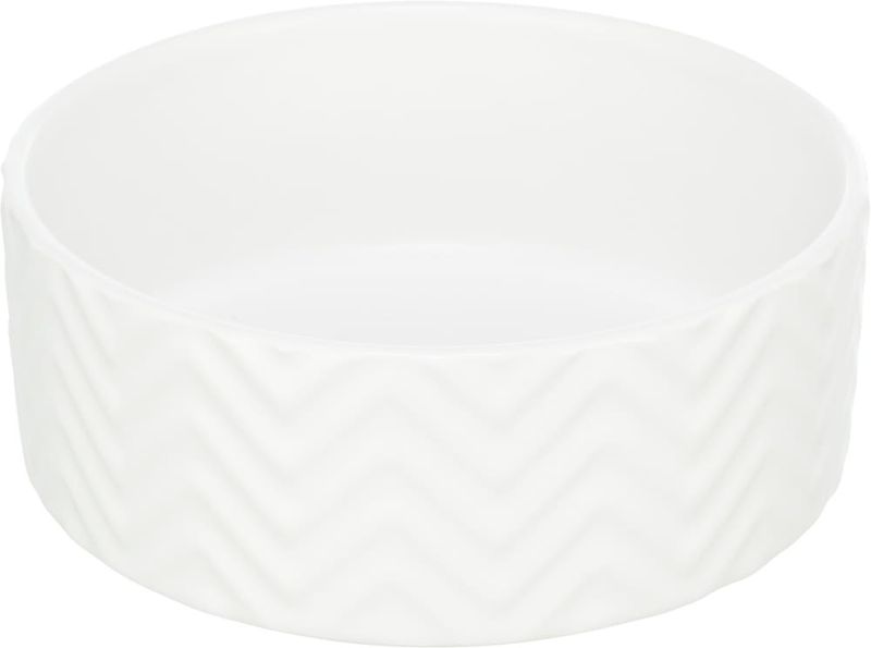 Hundeskål Keramikk 0,9L Ø16cm Hvit