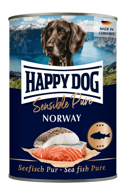 Hovedbilde Happy Dog Boksemat Sensible Pure Norway M/Sjøfisk ...