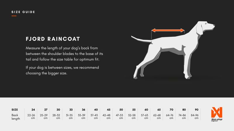 Non-stop dogwear Fjord raincoat dekken