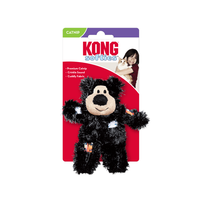 Hovedbilde Katteleke KONG Softies Patchwork Bear