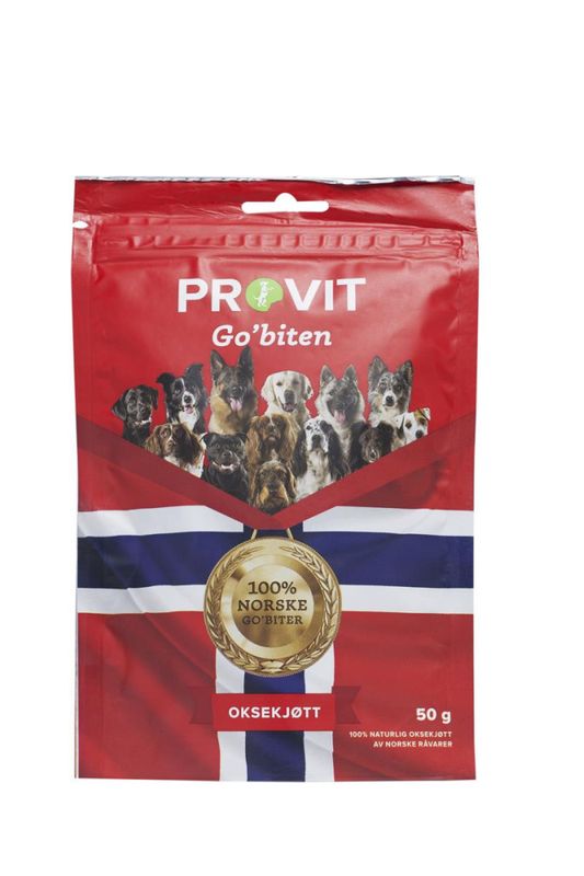 PROVIT Godbiter Frysetørket Oksekjøtt 50g