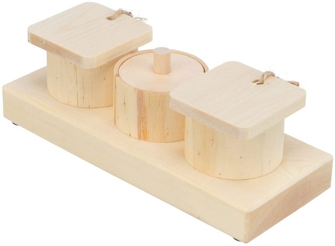 Hovedbilde Aktiviseringsleke Snack Cups i Tre 15x4,5x6cm