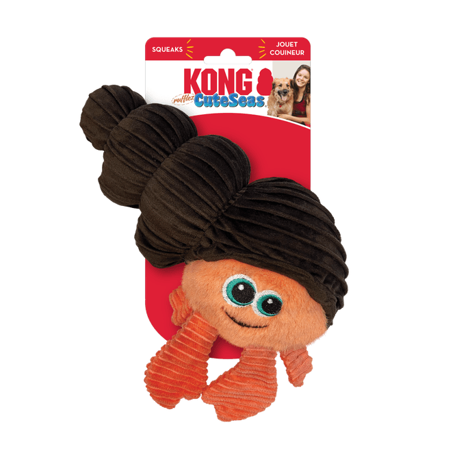 Hovedbilde Hundeleke KONG Cuteseas Rufflez Hermit Crab S/M