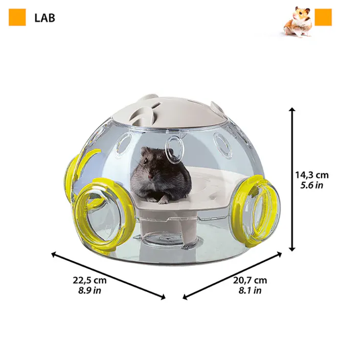 Hovedbilde Hamsterleke lab 22,5x20,7x14,3 cm