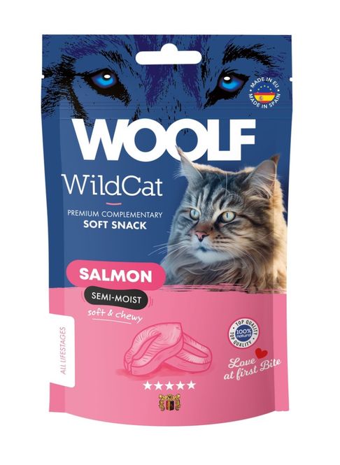 Hovedbilde WOOLF Wildcat Snacks Salmon 50g