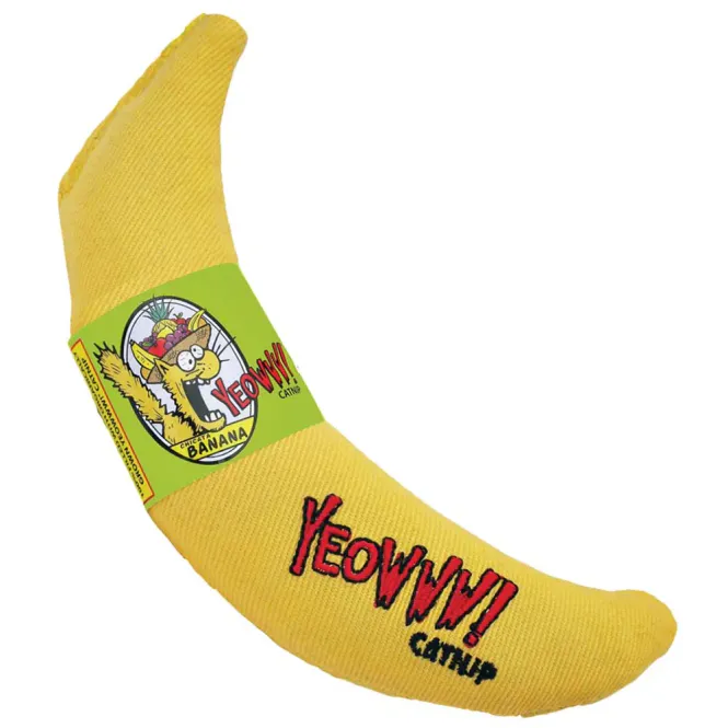 Hovedbilde Yeowww Kattemynte Banan 18cm