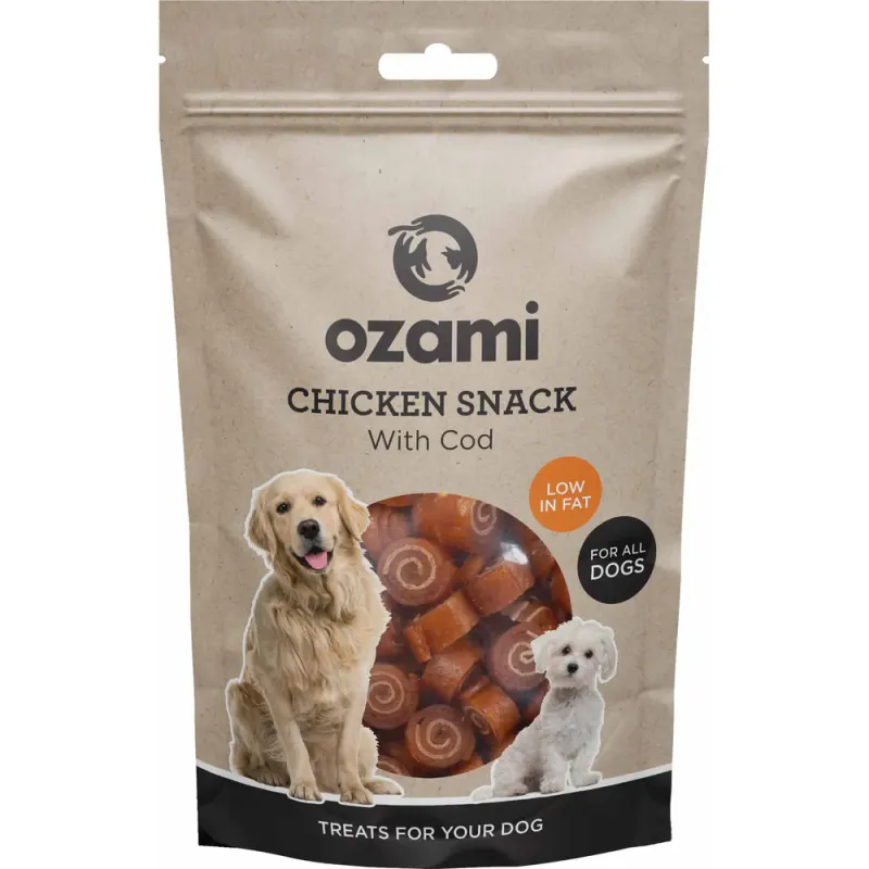 Chicken Snack With Cod 100gr Ozami