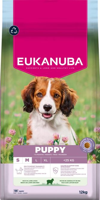 Hovedbilde EUKANUBA Hundefor Puppy Small/medium Breed Lam & ...