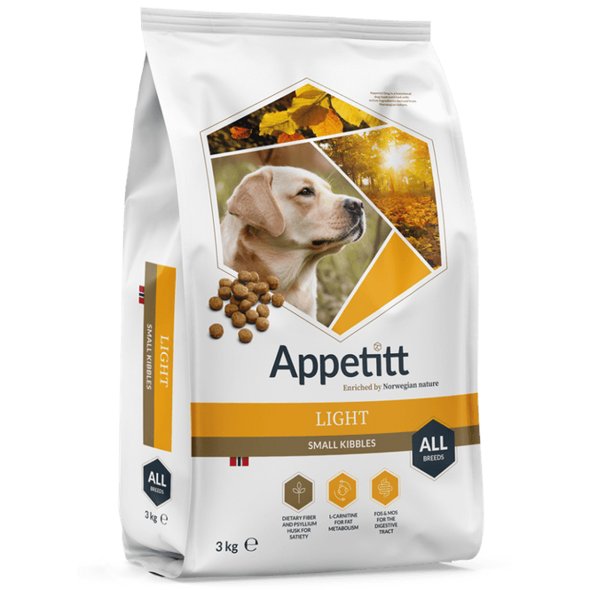 Hovedbilde Appetitt Hundefôr Light 3 kg
