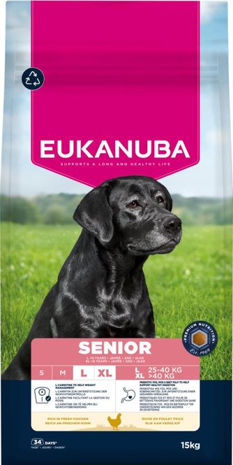 Hovedbilde EUKANUBA Hundefor Senior Large Breed kylling 15kg
