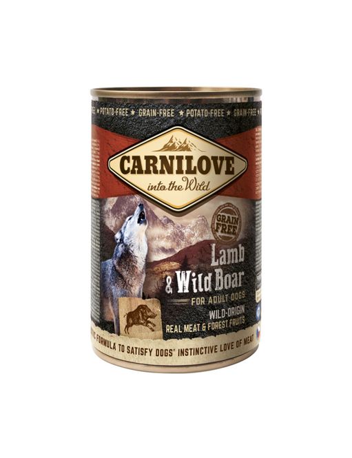 Hovedbilde Carnilove Wild Meat Lamb & Wildboar 400 g