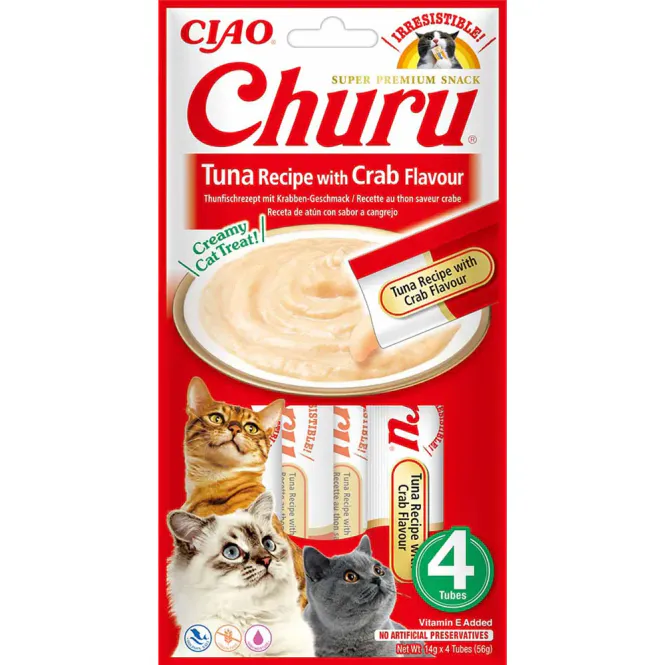 Hovedbilde Churu Cat Tuna and Crab 4st