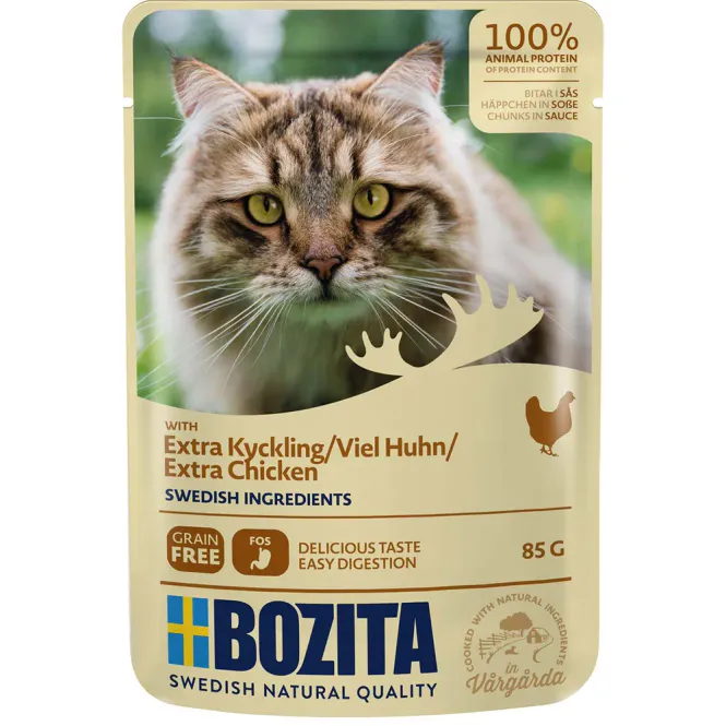 Hovedbilde Bozita Feline Kylling Saus 85g