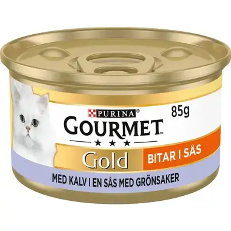 GOURMET GOLD Kalv og Grønnsaker i sås 85g