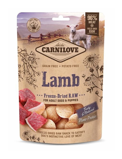 Hovedbilde Carnilove Freeze-Dried Raw Snacks Lamb 60g