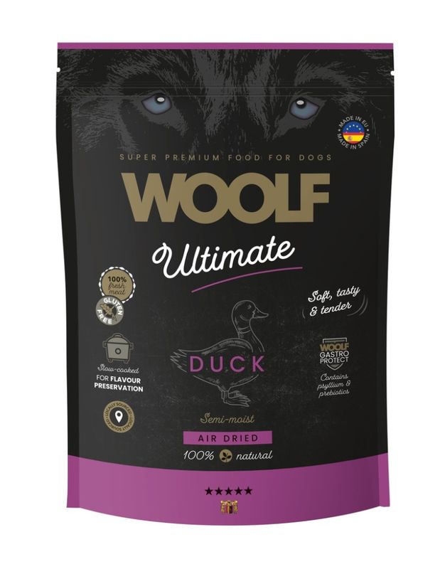 WOOLF Ultimate Hundefôr Duck 1kg
