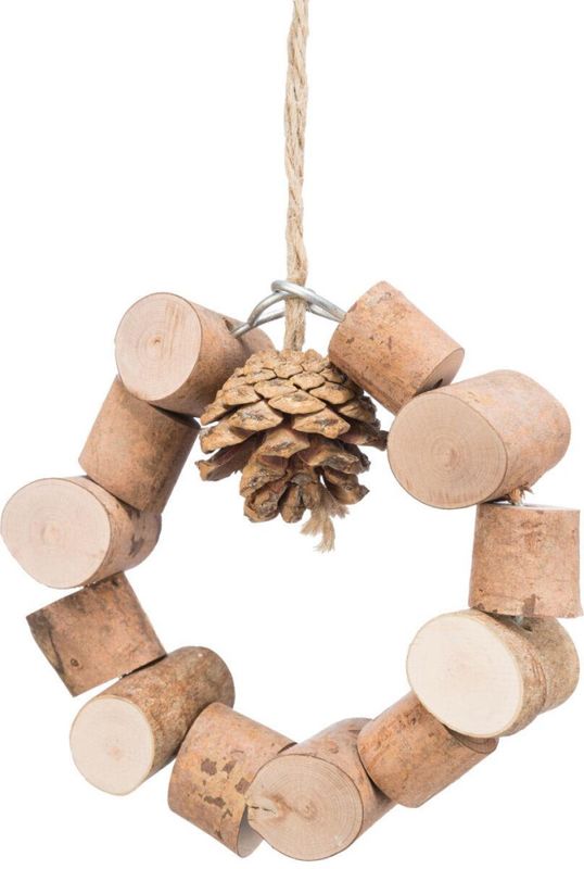 Fugleleke Huske M/Trebiter og Kongler Ø18cm