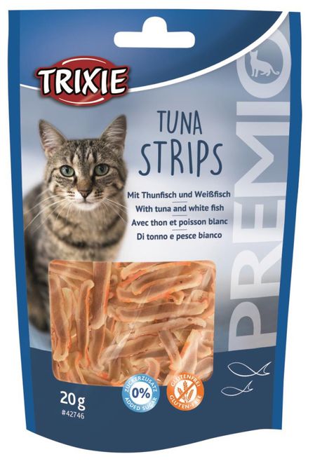 Hovedbilde Premio Tuna Strips 90% Fisk 20g