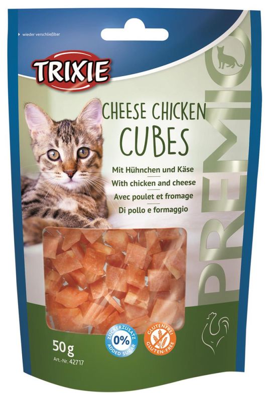 Premio Cheese Chicken Cubes 50g 