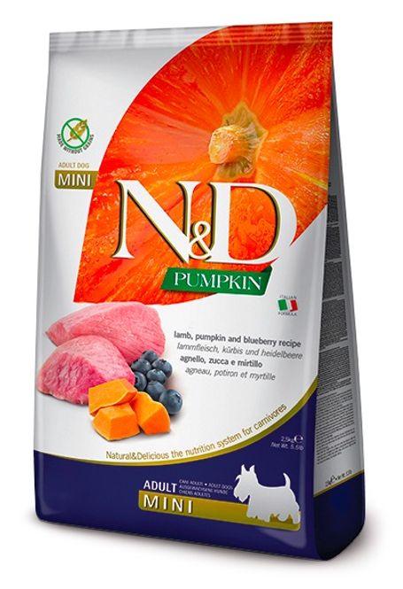 Hovedbilde FARMINA N&D Hundefor Lam og Gresskar Adult mini ...