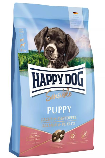Hovedbilde Happy Dog Sensible Puppy Laks & Potet 4Kg