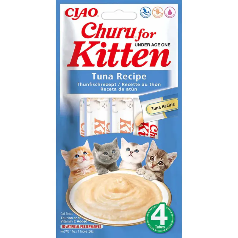Churu for Kitten (<1 år) Tunfisk 4 stk