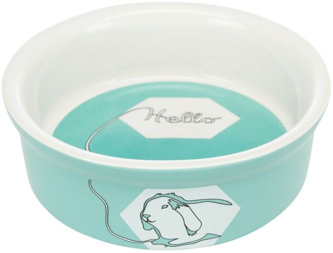 Hovedbilde Matskål Keramikk Hello Comic Kanin 240ml ø11cm