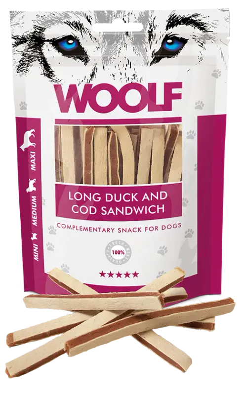 Woolf Godbiter Duck and cod sandwich 100g