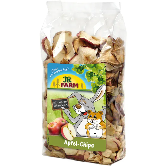 Hovedbilde Jr Farm Tørkede epleskiver 80 g