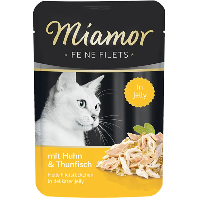Hovedbilde Miamor Feine Tuna and Chicken in Jelly 100gr
