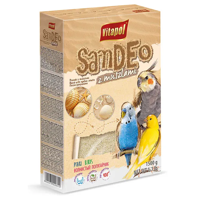 Hovedbilde Vitapol fuglesand skjell 1,5kg