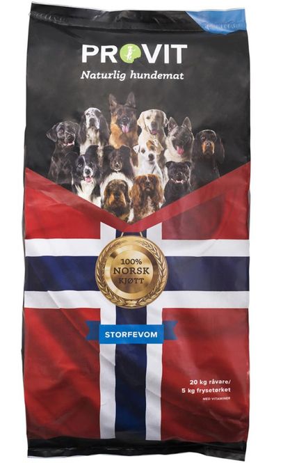 Hovedbilde PROVIT Frysetørket Vom M/Vitaminer 5kg