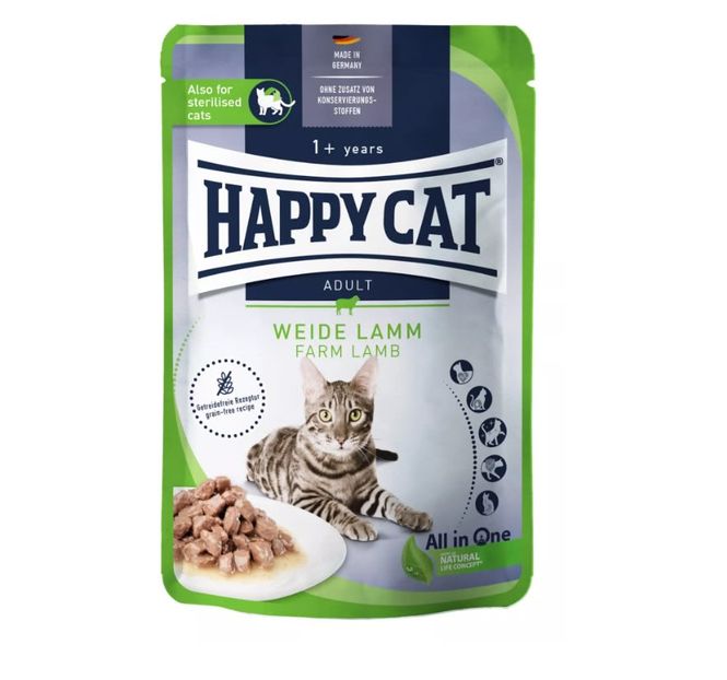 Hovedbilde Happy Cat Pouches Culinary Adult M/Lam 85g