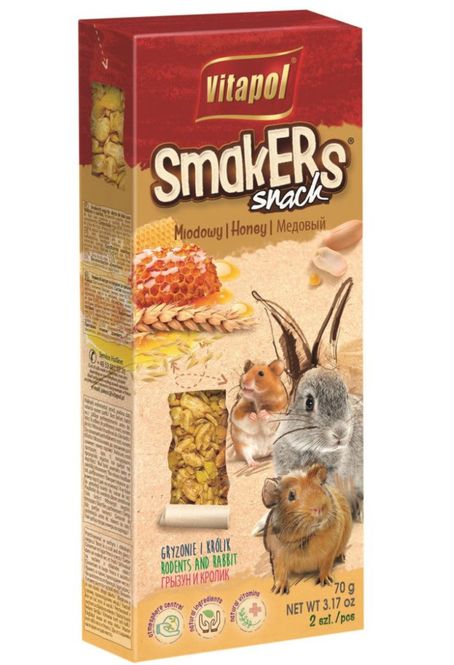 Hovedbilde Smakers Gnager m/Honning 2 stk