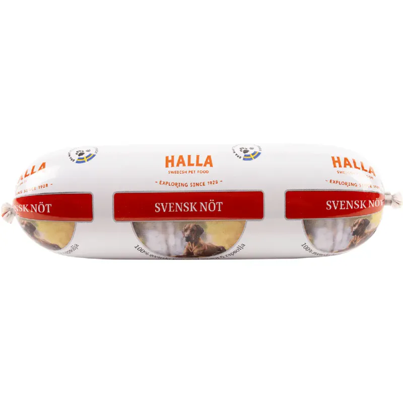 Halla svensk våtfôr til storfekjøtt 650gr