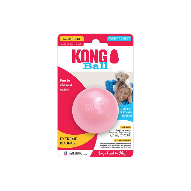 Hundeleke KONG Puppy Ball m/ hull