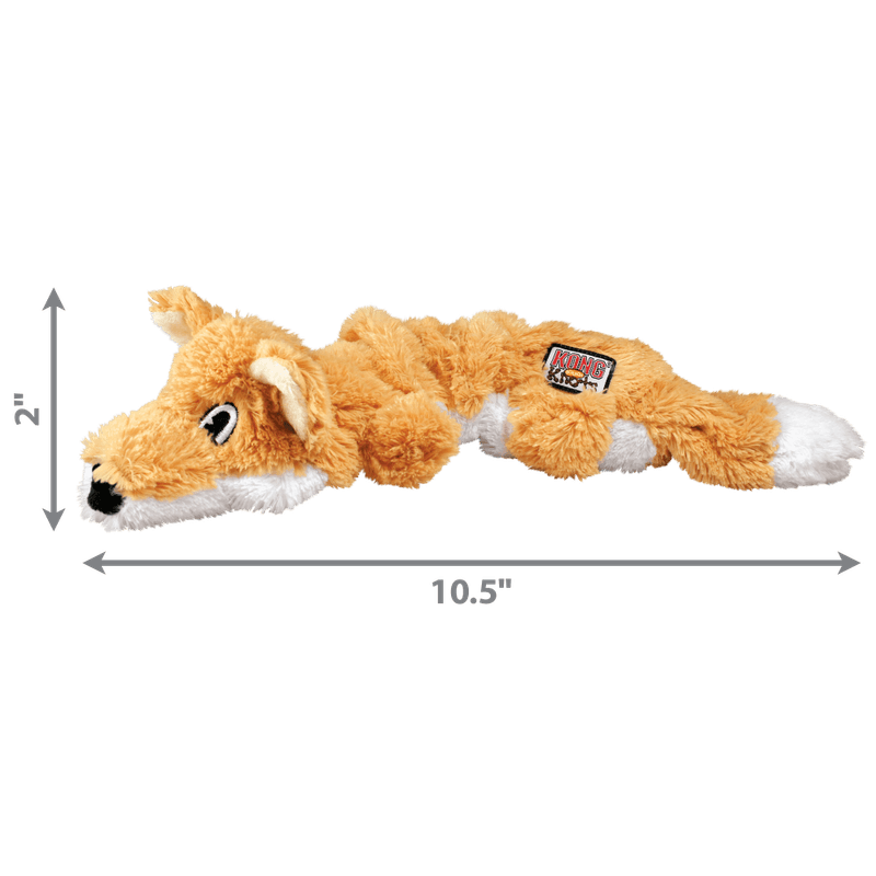 Hundeleke KONG Scrunch Knots Fox