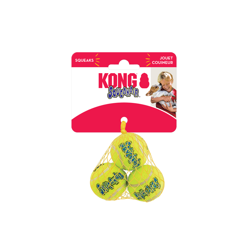 Hundeleke KONG AirDog SqueakAir Ball Multipack