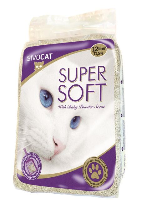 Hovedbilde Sivocat Kattesand Super Soft Baby Powder 12Kg